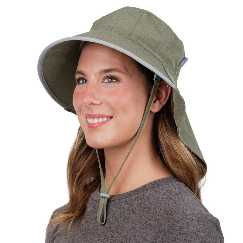 Adult Water Repellent Adventure Hats | Army Green | Jan & Jul