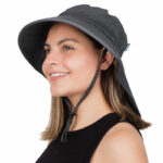 Adult Water Repellent Adventure Hats | Black