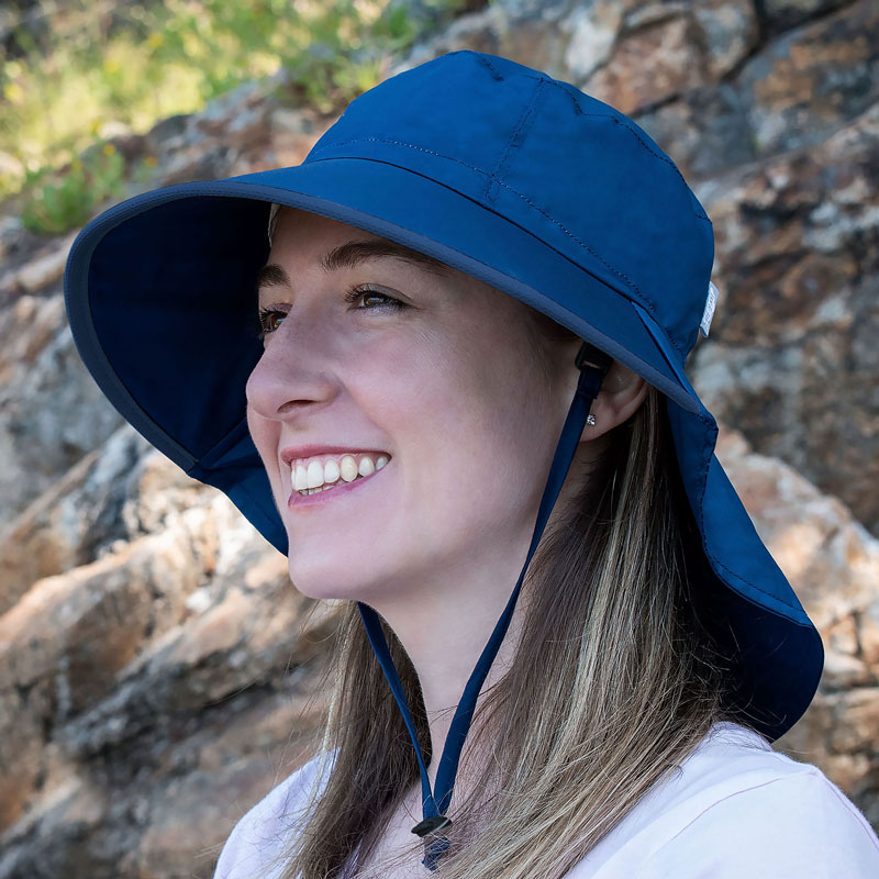 Adult Cotton Adventure Hats | Navy with Navy Trim