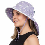 Adult Cotton Adventure Hats | Purple Daisy