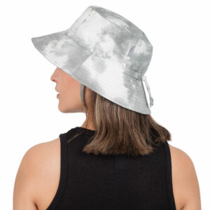 Adult Cotton Bucket Hats | Black Tie-Dye