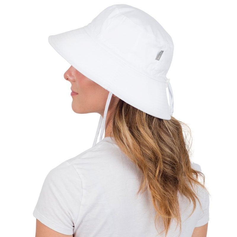 Adult Cotton Bucket Hats | White | Jan & Jul