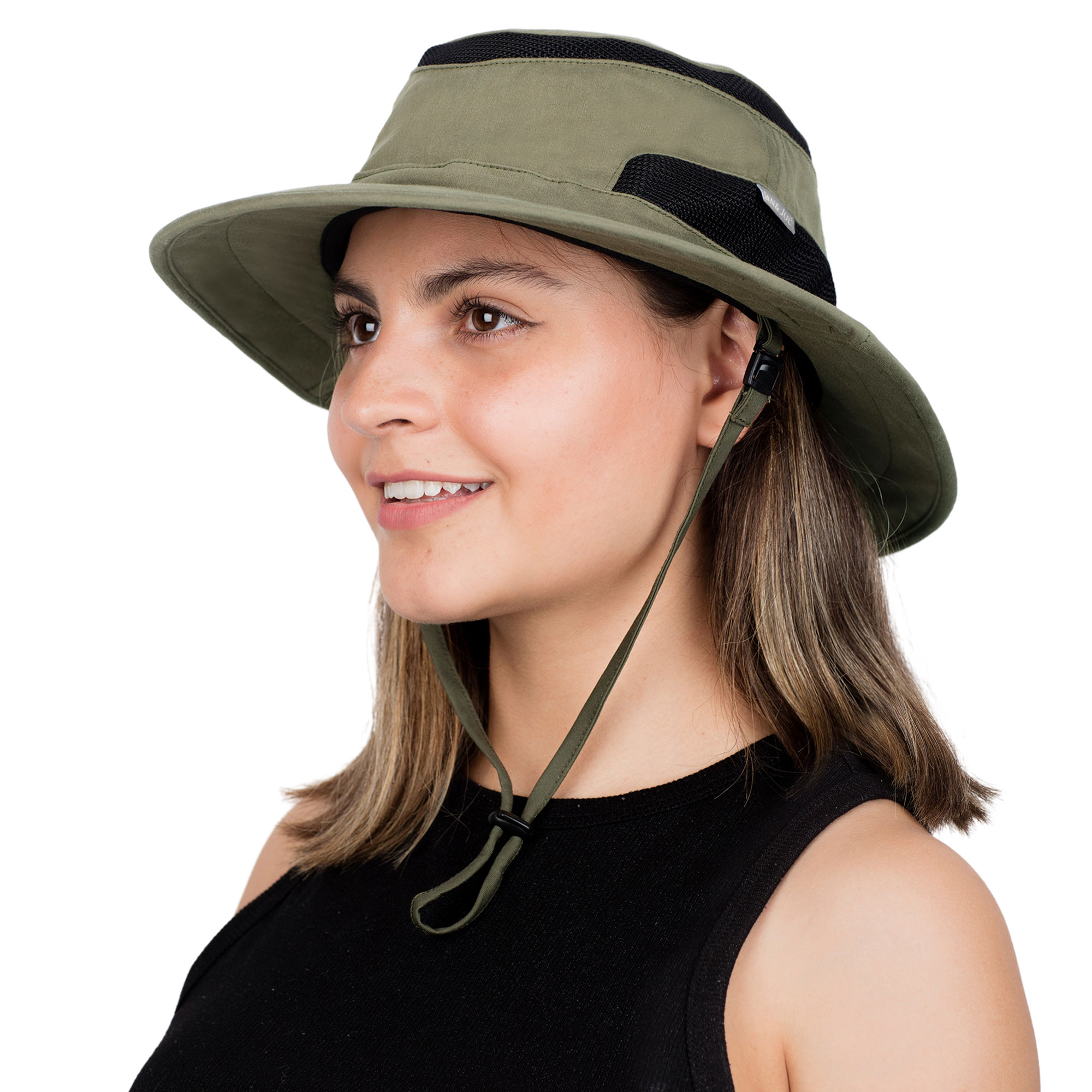 Adult Packable Hiking Hats, Army Green for Men & Women