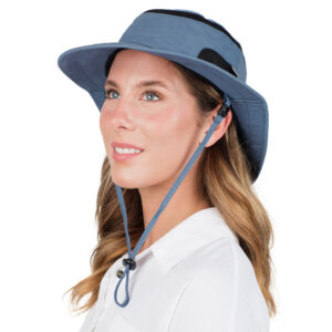 Adult Packable Hiking Hats | Dusty Blue