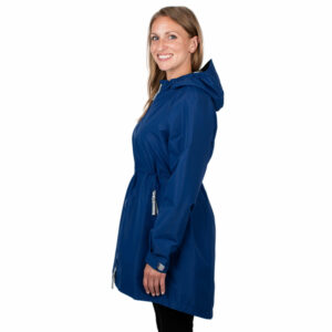 Womens Adjustable Rain Jackets | Nebula Blue