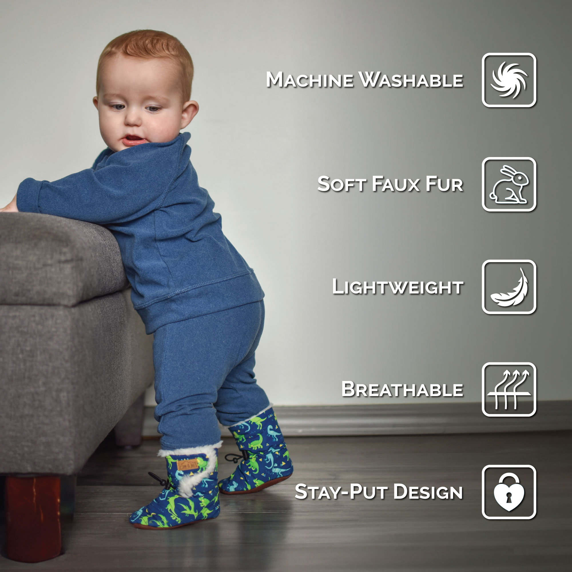 Jan & Jul Baby Stay-Put Winter Booties photo 5