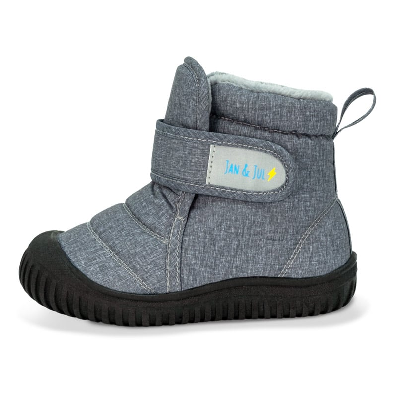 Kids Insulated Ankle Boots Heather Grey