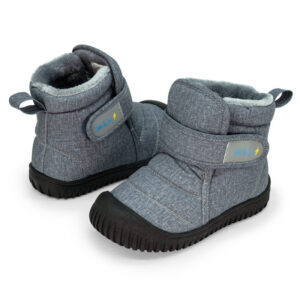 Kids Insulated Ankle Boots | Heather Grey