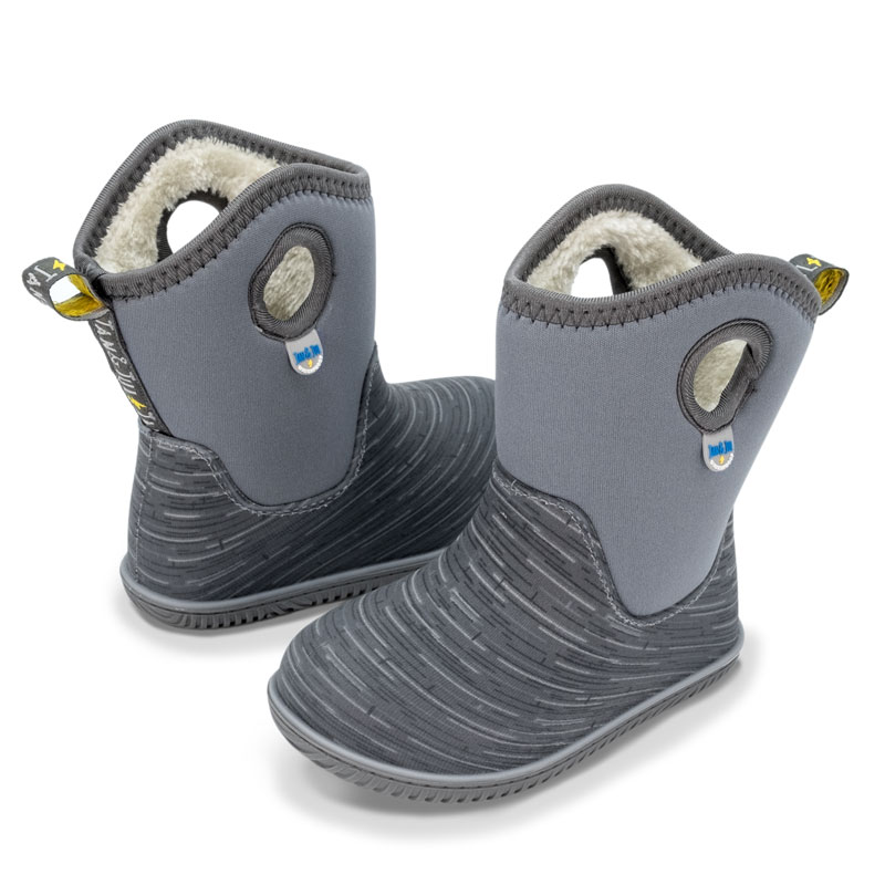 Kids Lite Waterproof Boots | Grey Birch