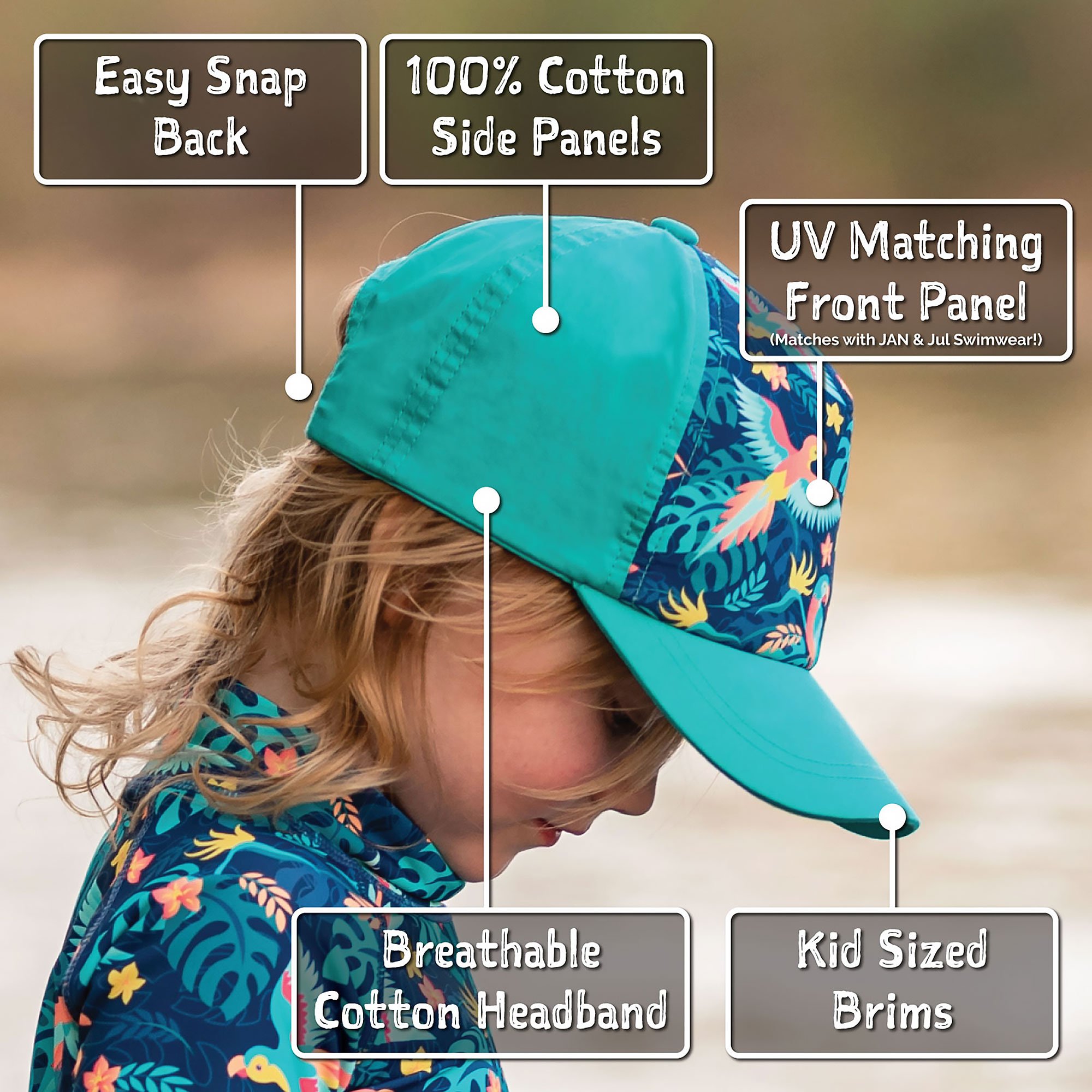 Kids UV Baseball Caps | Unicorn Kids UV Baseball Caps | Unicorn