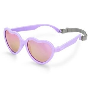 Kids Polarized Heart Sunglasses | Lavender
