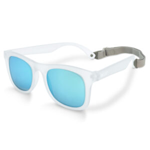 Kids Urban Polarized Sunglasses | Frosty White Aurora