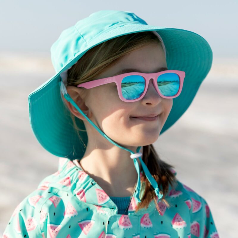 Kids Urban Polarized Sunglasses | Peachy Pink Aurora