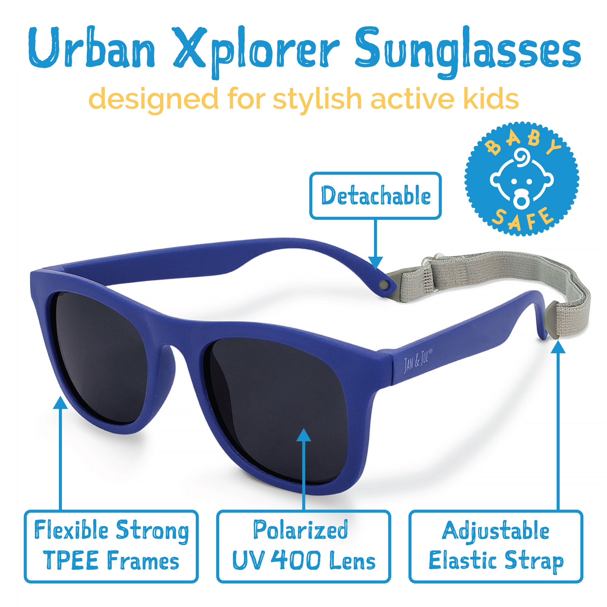 Jan & Jul Urban Xplorer Sunglasses - Black Jan & Jul Urban Xplorer Sunglasses - Black
