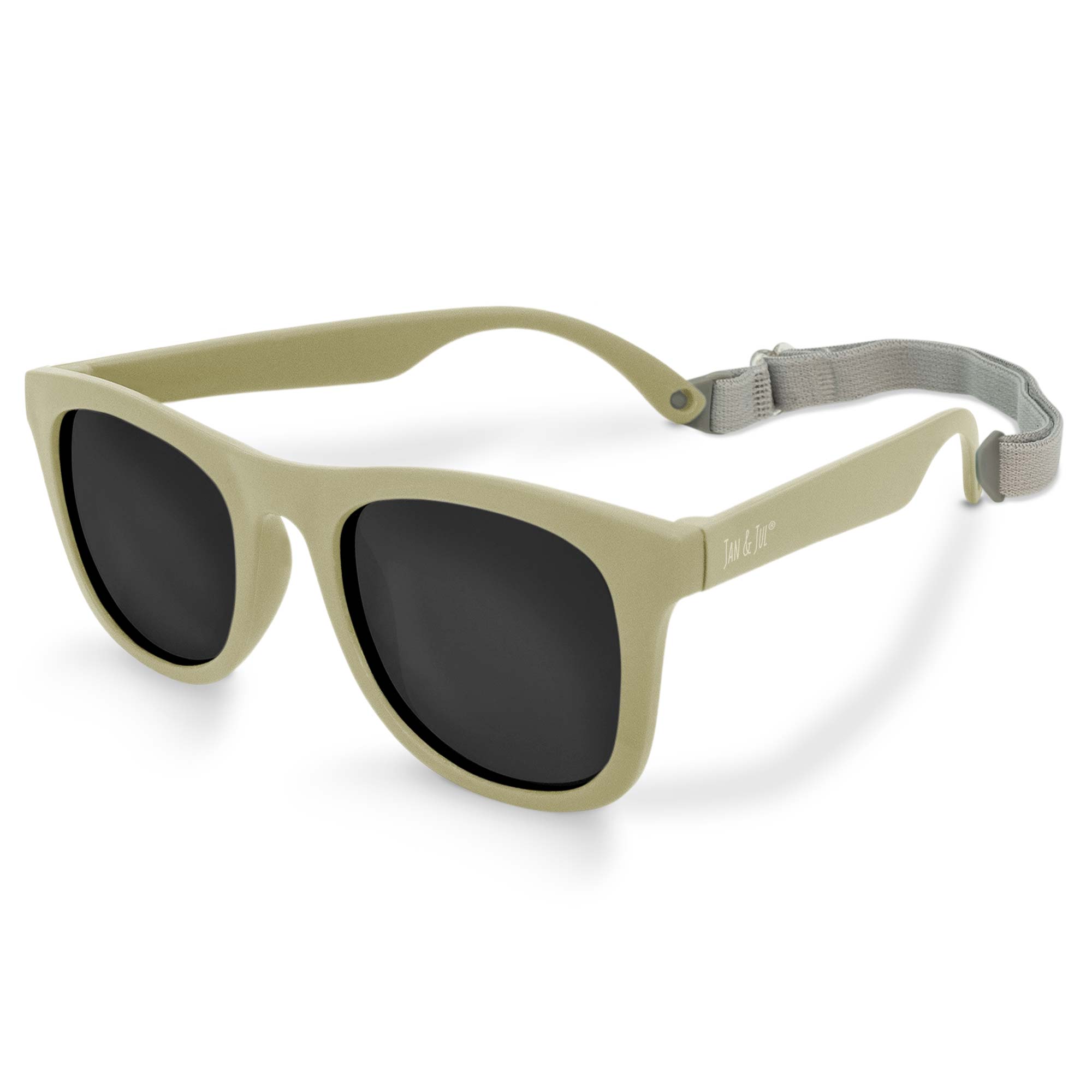 Jan & Jul Kids Polarized Bear Sunglasses Olive Khaki