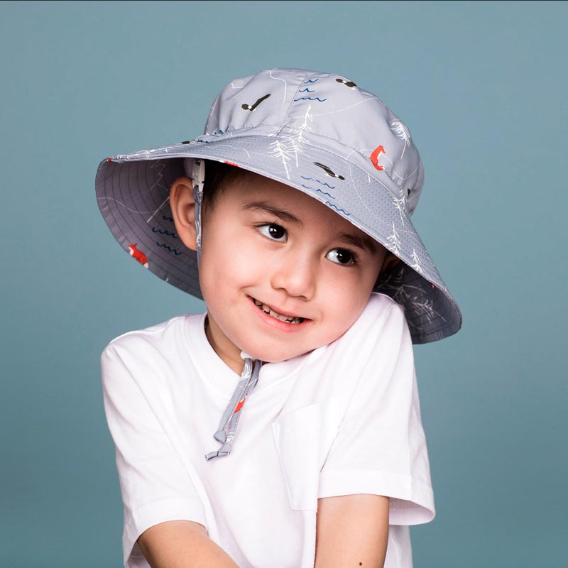Kids Water Repellent Bucket Hats | The Rockies