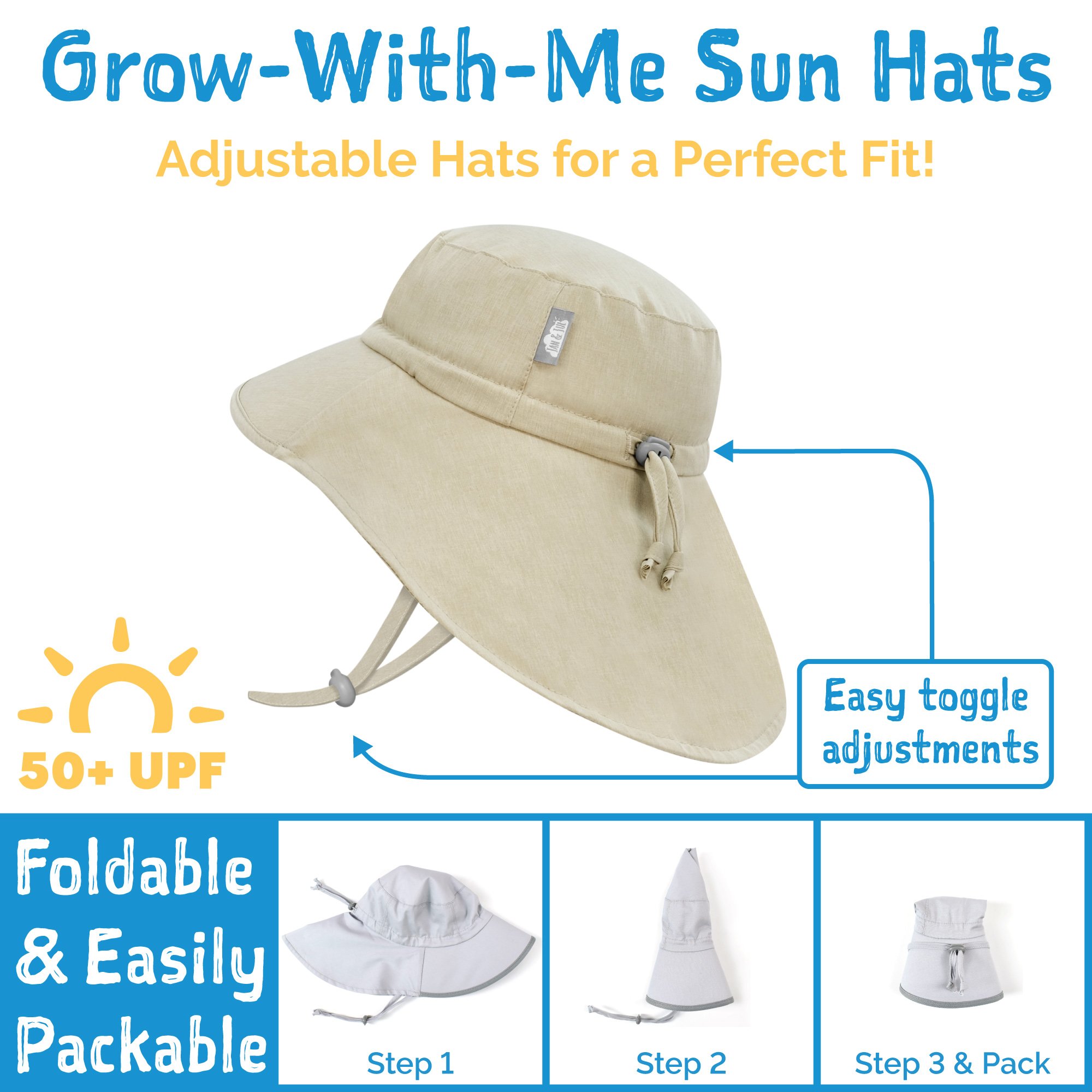 Kids Water Repellent Xplorer Hats | Waves | Jan & Jul