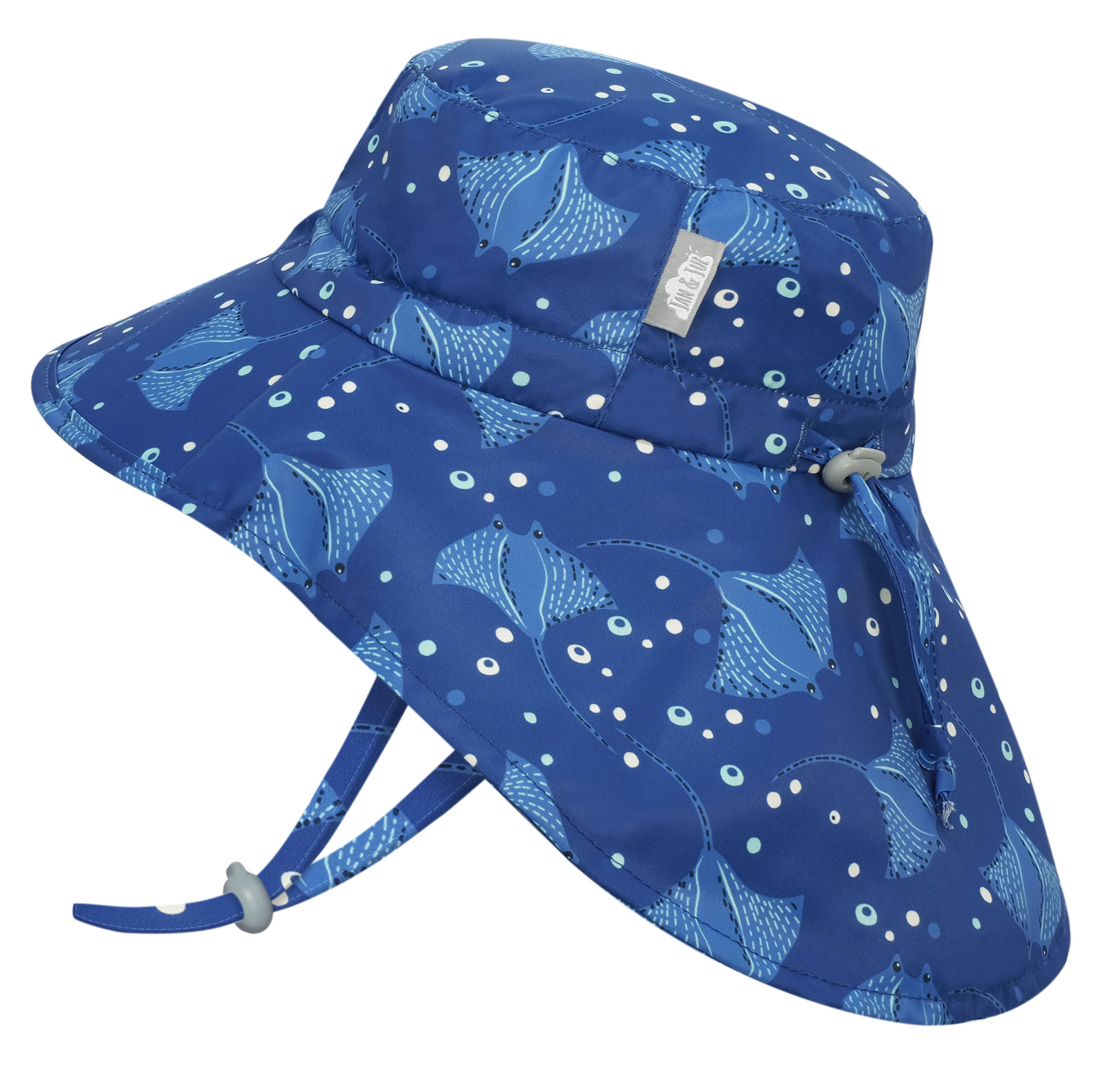 Jan & Jul Gro-With-Me Aqua-Dry Adventure Hat - Manta Ray
