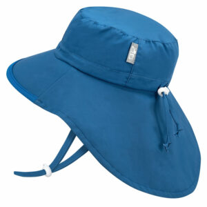 Kids Cotton Adventure Hats | Atlantic Blue