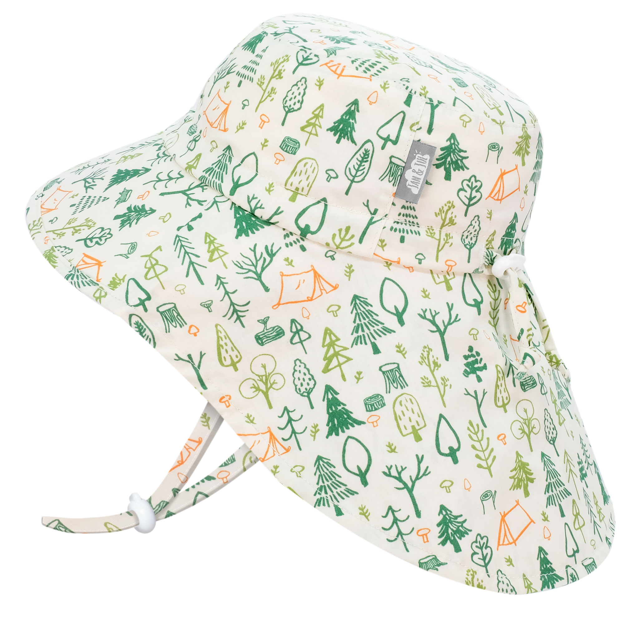 Jan & Jul Gro-With-Me Cotton Floppy Hat - Camp Grove Jan & Jul Gro-With-Me Cotton Floppy Hat - Camp Grove