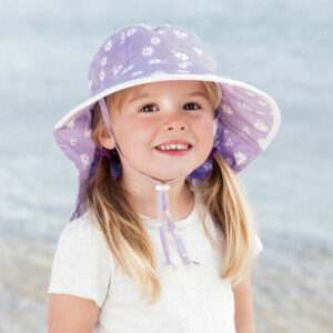 Kids Cotton Adventure Hats | Purple Daisy
