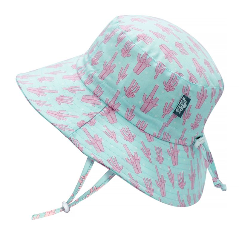 Kids Cotton Bucket Hats, Coral for Toddlers