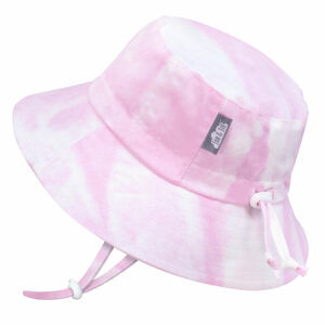 Kids Cotton Bucket Hats | Pink Tie-Dye