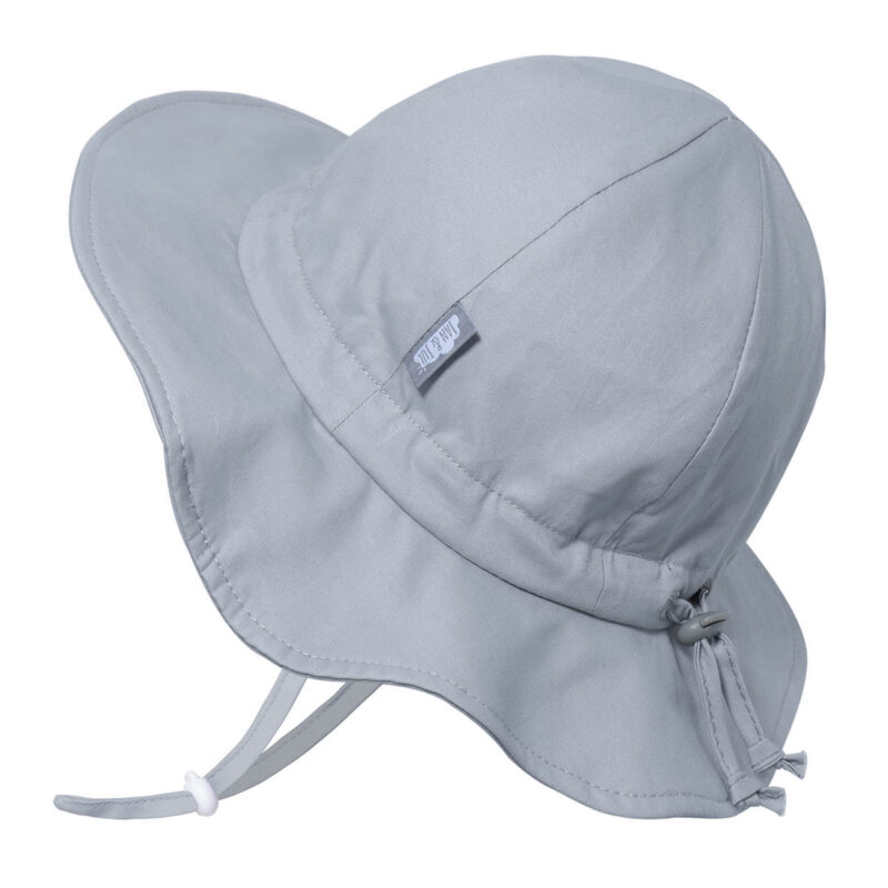 Kids Cotton Floppy Hats | Grey