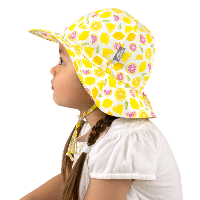 Kids Cotton Floppy Hats | Lemons