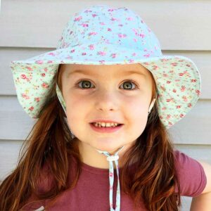 Kids Cotton Floppy Hats | Retro Rose