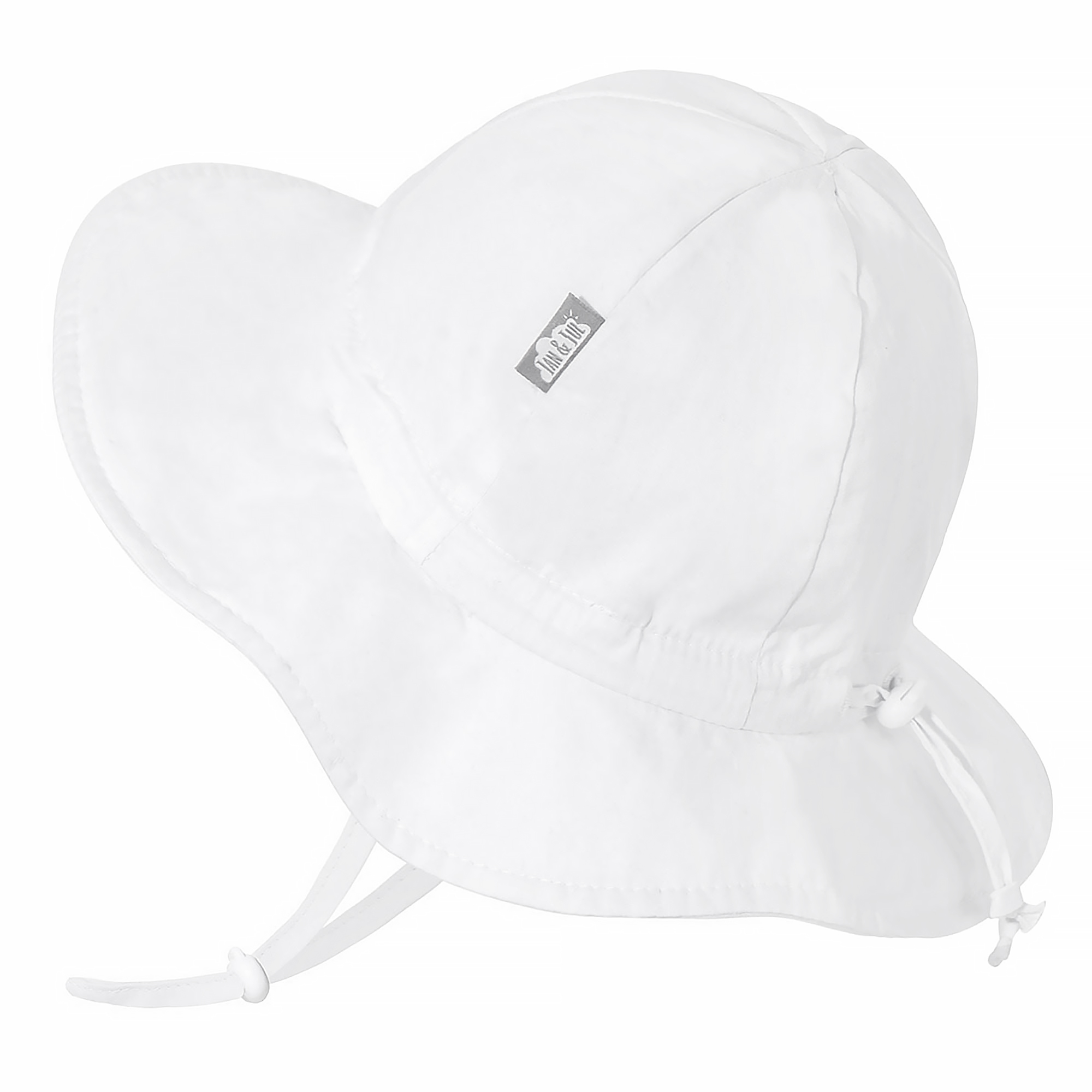 Jan & Jul Gro-With-Me Cotton Floppy Hat - White Eyelet Jan & Jul Gro-With-Me Cotton Floppy Hat - White Eyelet