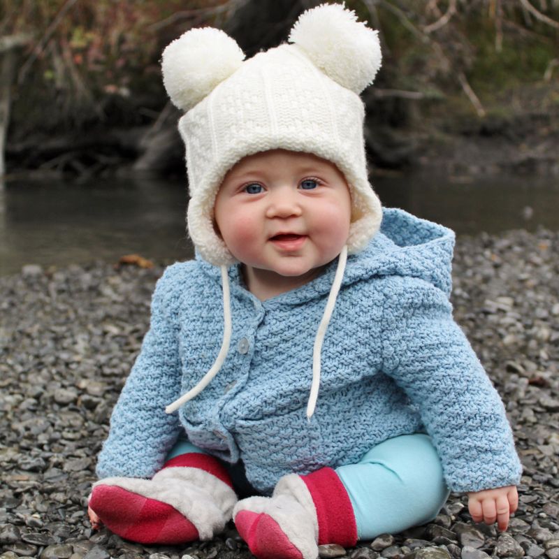 Kids Cable Knit Beanies