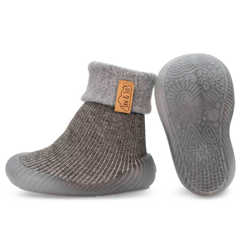 Cozy Sock Shoes | Dark Grey