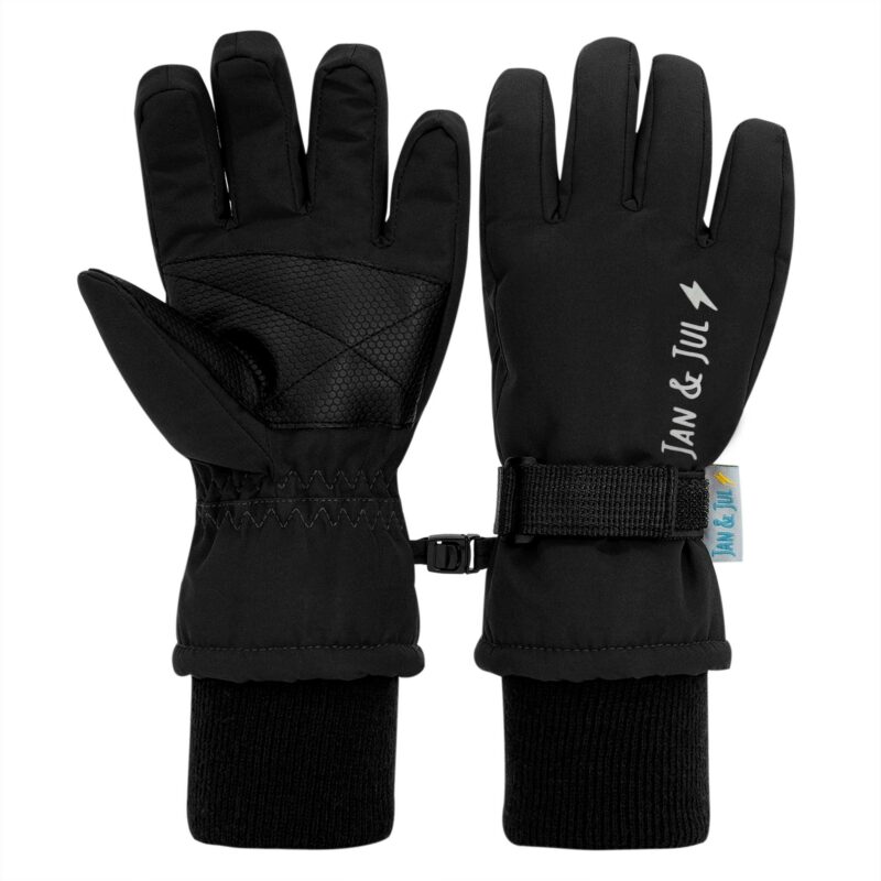 Kids Waterproof Gloves | Black
