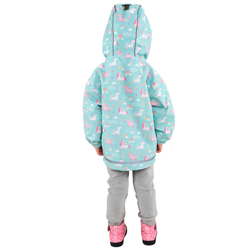 Kids Fleece Lined Rain Jackets | Unicorn