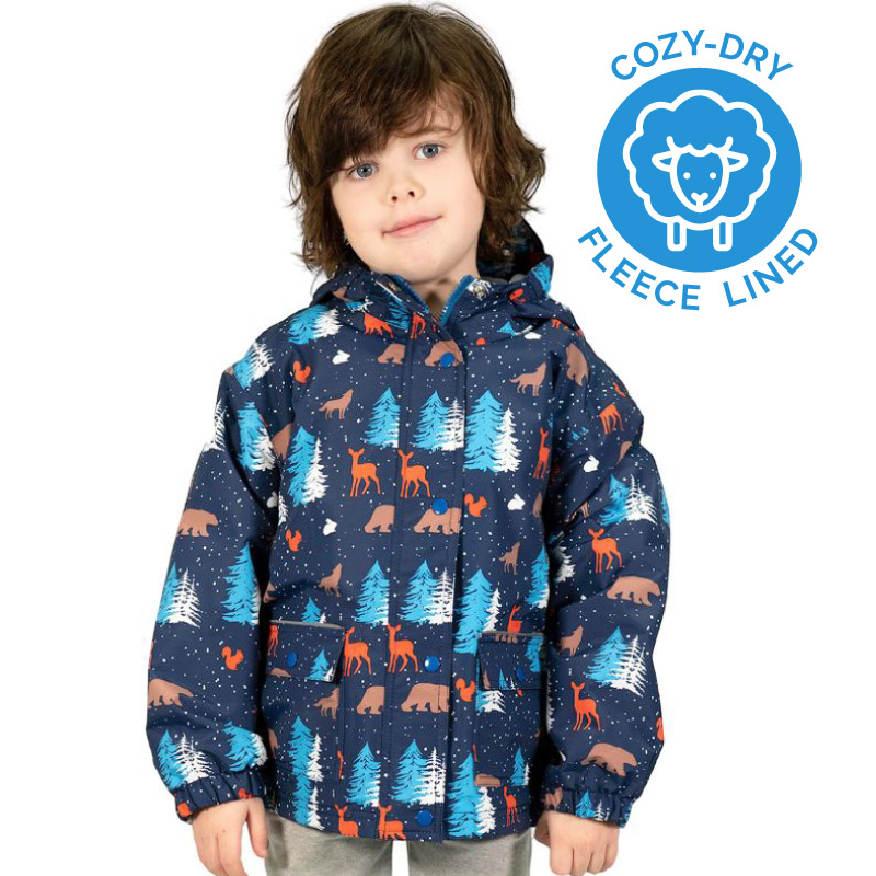 Kids fleece store lined coat