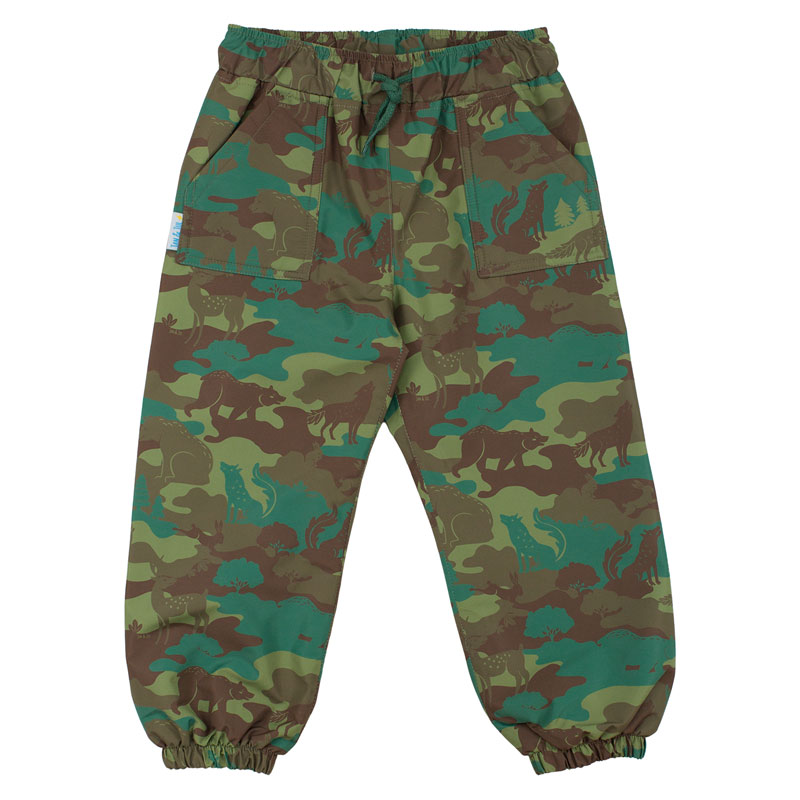 Puddle-Dry Waterproof Pants | Woodland Camo – Final Sale | Jan & Jul