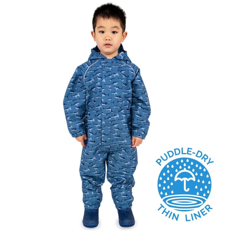 Kids shop puddle suit