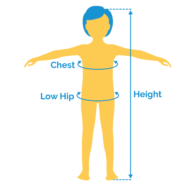 Kid's Clothing Size Chart